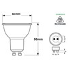 Long Life Lamp Company 10 Pack GU10 5W LED Beautiful