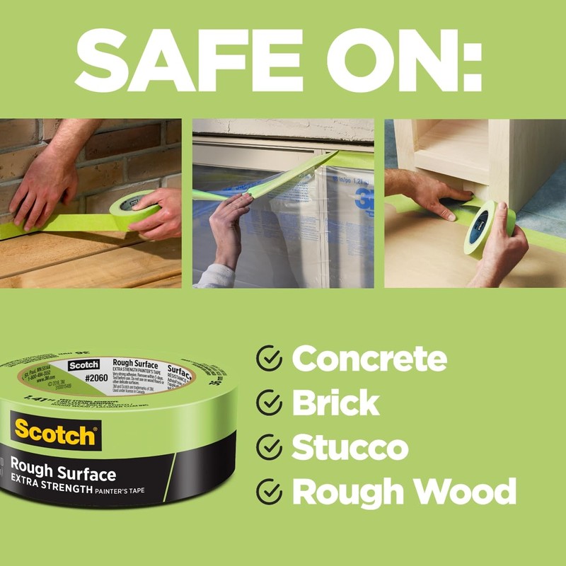 Scotch Rough Surface Extra Strength Painter's Tape, 0.94 in x