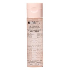 NUDESTIX 5% Citrus Fruit & Glycolic Glow Toner – Exfoliating Facial Toner with AHAs, Hyaluronic Acid & Fruit Acids for Bright, Smooth Skin
