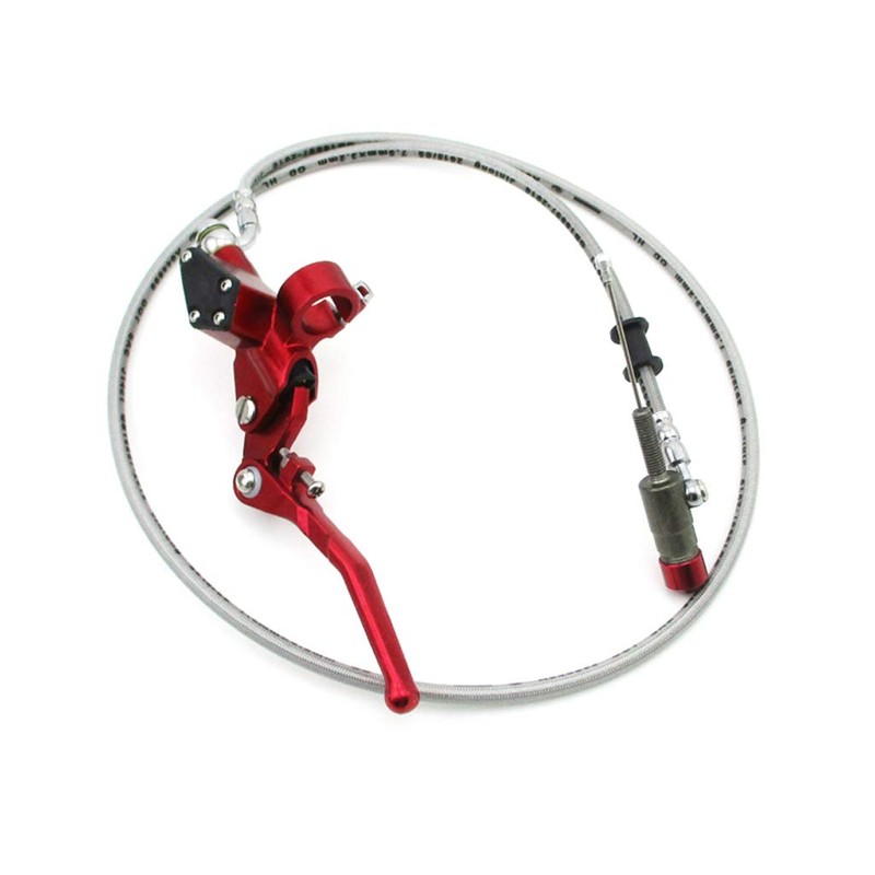 TC-Motor Red 1200mm Line Hydraulic Clutch Handle Lever Master Cylinder