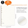 3 Pack / 240 Sheets Horizontal Line Paper A5 Refill