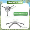 Wire Strimmer Head 6Teeth 2PCS - Universal Steel Wire Grass
