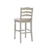 Linon Stool, White Wash