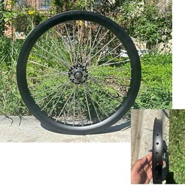 20in Front Bike Rim Double Wall Heavy Duty Bike Wheel 10G 36 Spokes MTB Bike