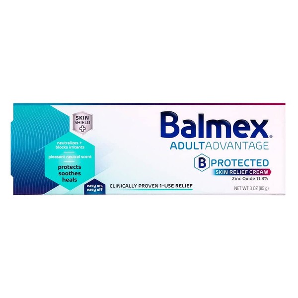 Balmex Adult Care Rash Cream, 3 oz Per Tube (3 Pack)