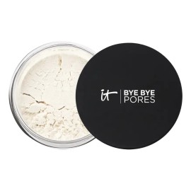It Cosmetics Bye Bye Pores - Polvo Traslúcido Suelto para Fijar el Maquillaje con Acabado Mate, Suaviza las Arrugas y los Poros, Enriquecido con Pépti