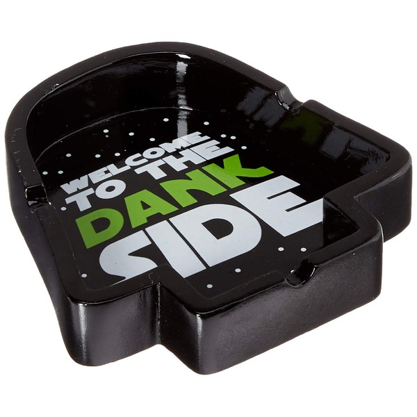 Fantasy Gifts Dank Side Ashtray, 4 1/2 x 4 inches, Multicolor