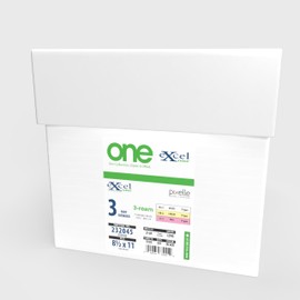 Alliance Excel One Carbonless Paper (232045) 8.5 x 11-3 part STRAIGHT/FORWARD (Bright White/Canary/Pink), (3 Reams, 501 sets)