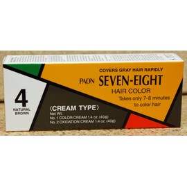 PAON Hair Cream Refill, No. 4 Natural Brown