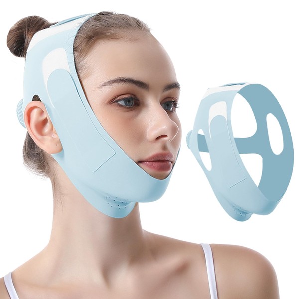Reusable V Line Face Strap, Ice Silk Chin Strap for