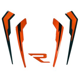 Tankpad Decorative Sticker Compatible with KTM 1290 Super Duke R Orange Blue X550149