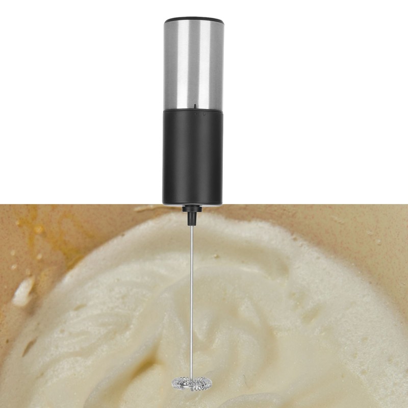 Milk Frother Handheld 14000гpm 6W Button Switch Built in Motor