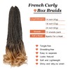 French Curly Braids 8 Pack Loose Wavy Spiral Curl Braids