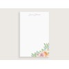 Letter Writing Stationary, Pastel Floral Notepads, Lined or Unlined, Available