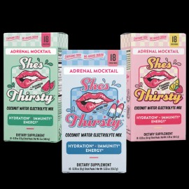 She’s Thirsty Trio Bundle – Legendairy Milk Electrolyte Mix with Coconut Water, No Sugar Added, 3-Pack Hydration Support for Women
