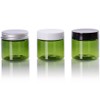 Hustar Pack of 5 50 g Green Plastic Cream Jars