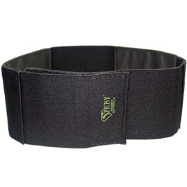 Sticky Holsters Gun Belly Band Holster for Men & Women – Concealed Carry Holster Waistband for Pistols – Soft, Comfortable Elastic with Hook and Loop Closure – Non-Slip Design, Medium; Black