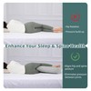 HOMBYS Shredded Memory Foam Knee Pillow for Side Sleepers, 5.5"