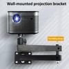 Lyaciomn Foldable Projector Wall Mount Universal Adjustable Ceiling Wall Projector