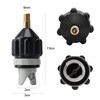 Pack of 2 SUP Pump Adapter, Portable Valve Adapter for