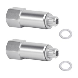 2 PCS Coolant Water Temperature Sensor Adapter Compatible with LS Engine, M12 1.5 to 3/8 NPT Extended, Fits LSX LS1 LS3 LS2 LM4 LM7 L76 LQ9 LR4 LS6 L92 L99 L33 LH6