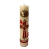 Easter Lent Paschal Candle Wax Alpha Omega Red Cross 8"x