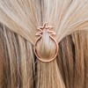 Pura Vida Rose Gold Pineapple Hair Barrette - 100% Brass