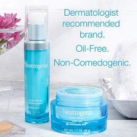 Neutrogena Hydro Boost - Suero hidratante con ácido hialurónico, fórmula de suero facial sin aceite y no comedogénico para una tez radiante, sin aceite y no comedogénico, 1 onza líquida