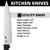 Spyderco Lightweight Kitchen Utility Knife with 4.5" MBS-26 Stainless Steel