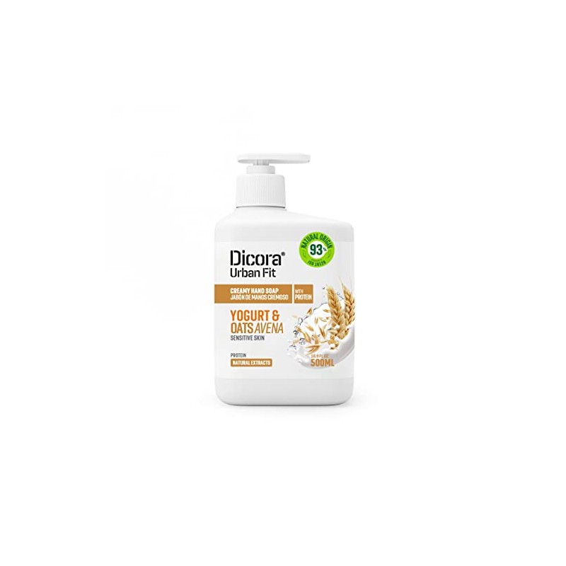 Dicora UrbanFit Jabón de Manos Proteins Yogur & Avena 500