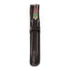 Leather Pen Holder - Black Single