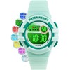 DTKID Digital Kids Watch 30 M Waterproof, 7 Color Lights