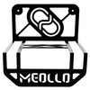 MEOLLO Roller Skates Wall Mount (100% Steel) (Black)