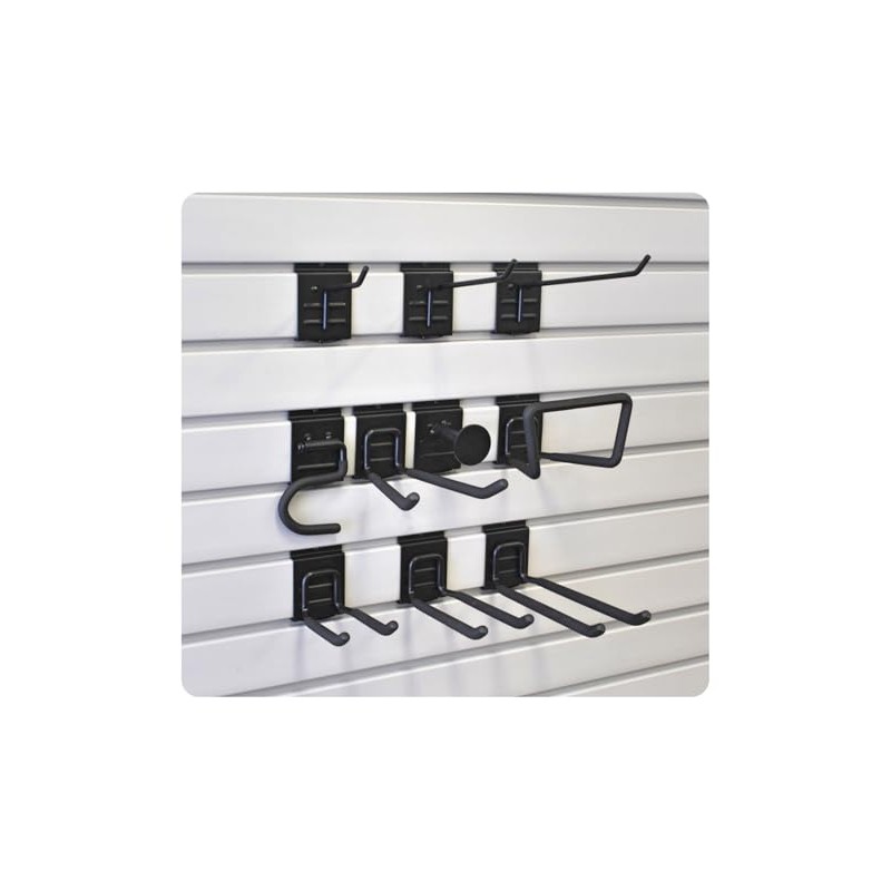 Slatwall Storage Variety 10-Hook Accessory Kit