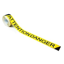 Heskins LLC Attention Danger Anti Slip Flooring Tape 3" x60ft