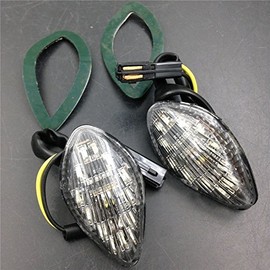 SMT- Señal de giro LED transparente compatible con Cbr 919 600 F3/F4/F4I 600Rr 1000Rr [B00RUE0W20]
