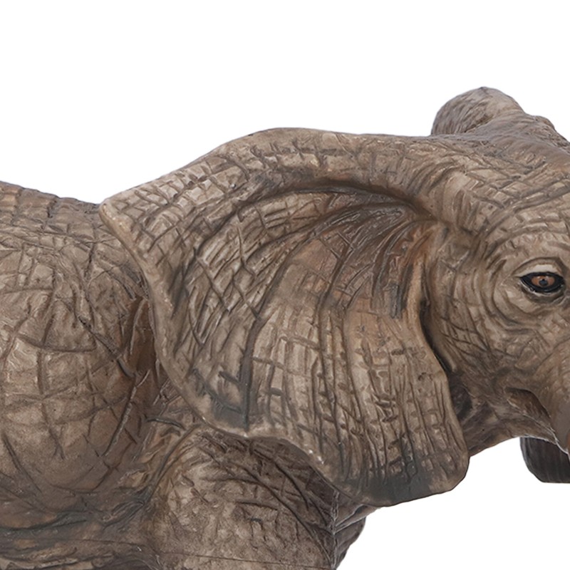 Elephant Figurine Model Vivid Details High Simulation Elephant Model Ornament