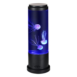 EDIER Jellyfish Lamp, 11 inch LED Jellyfish Light Lamp, Color Changing Jellyfish Tank Table Lamp Decorations for Home Office Decor Great Gifts for Kids