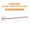 GASHER 110V/24V/12V 20mA Energy Saving Indicator Light Mounting Hole Size