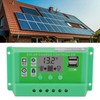 Green PWM Solar Charge Controller LCD Large Screen Display Photovoltaic