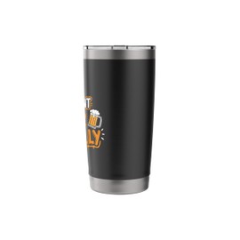 Pregnant Beer Belly Funny Drinker Body --- Stainless Steel Insulated Tumbler