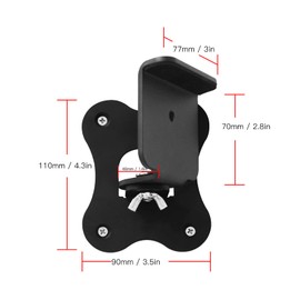 Dpofirs Metal Speaker Wall Bracket for Harman Kardon HW Q930B Q930C Q990B Q990C SX Q990B, Durable, Easy to Install, Space-Saving