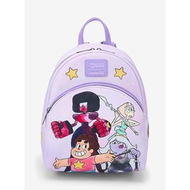 Hot Topic Loungefly Steven Universe Crystal Gems Mini Backpack Multi None