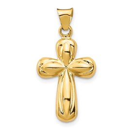 IceCarats 14K Solid Yellow Gold Stamping Latin Mexican Holy Cross Necklace Religious Chain Pendant Jesus Christ Charm Only