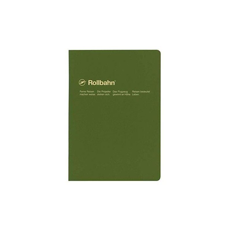Delfonics Rollbahn Note Notebooks: 5-1/2 in. x 7 in. (Olive)