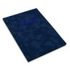 Certificate Folder in Blue Velvet Cover with High-Quality Embossing Print
