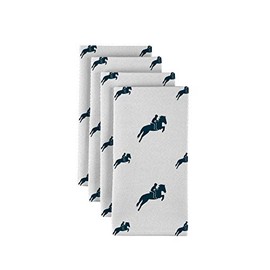 Fabric Textile Products Jockey Jump Multi Allover Napkins 18"x18" - 1 Dozen
