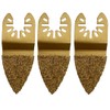 3 Pack - Carbide Finger Rasp Multi Tool Blades Cutter
