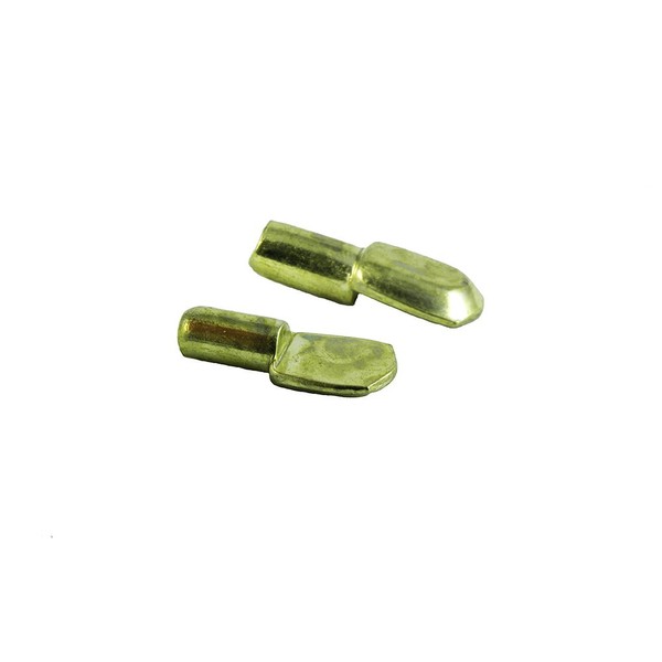 Lot Of (20) to Book "Shelf Bracket, Metal, Brass Gold