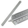 Dapetz ® Triangular Aluminium Tri Scale 300mm Metal Ruler Architects